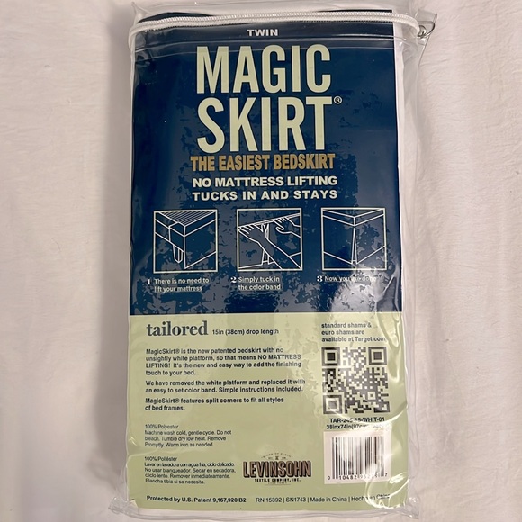 NWT “Magic Skirt” Twin Bedskirt - Picture 2 of 11
